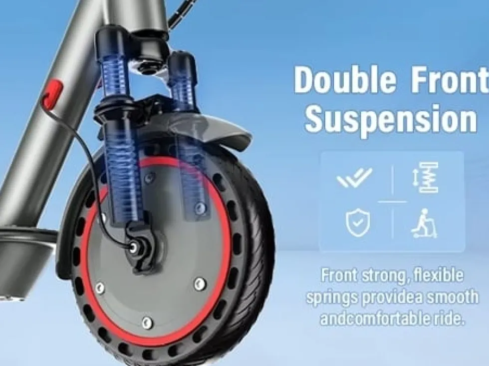 2026 - OOK-TEK D8 MAX suspension KickScooter Elsparkcykel - 30km/h elcykel