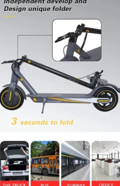 2025 - OOK-TEK V8 KickScooter Elsparkcykel - 30km/h elcykel