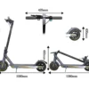 2026 - OOK-TEK V8 KickScooter Elsparkcykel - 30km/h elcykel