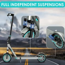 2026 - OOK-TEK V8 PLUS suspension KickScooter Elsparkcykel - 30km/h elcykel