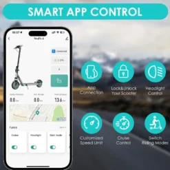2026 - OOK-TEK V8 PLUS suspension KickScooter Elsparkcykel - 30km/h elcykel