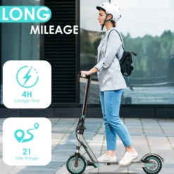 2026 - OOK-TEK V8 PLUS suspension KickScooter Elsparkcykel - 30km/h elcykel