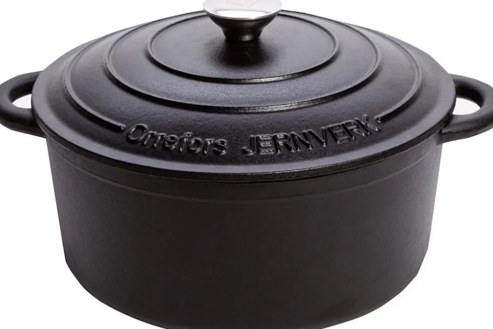 Orrefors Jernverk gjutjärnsgryta, 2.8L, 4L eller 5L