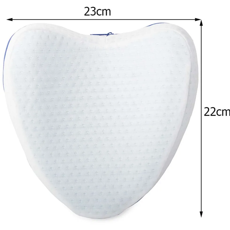 Ortopedisk Benkudde - Ergonomisk Knäkudde i Memory Foam för Sidosovare