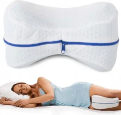 Ortopedisk Benkudde - Ergonomisk Knäkudde i Memory Foam för Sidosovare