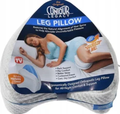 Ortopedisk Benkudde - Ergonomisk Knäkudde i Memory Foam för Sidosovare