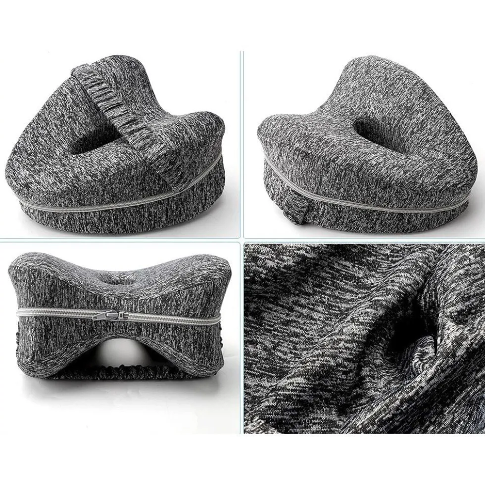 Ortopedisk Knäkudde i Memory Foam för Sidosovare - Ergonomisk Benkudde