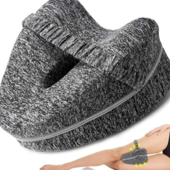 Ortopedisk Knäkudde i Memory Foam för Sidosovare - Ergonomisk Benkudde