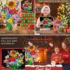 2-pack Adventskalender 2026 – 2 byggklossbuketter, 24 blommor i varje