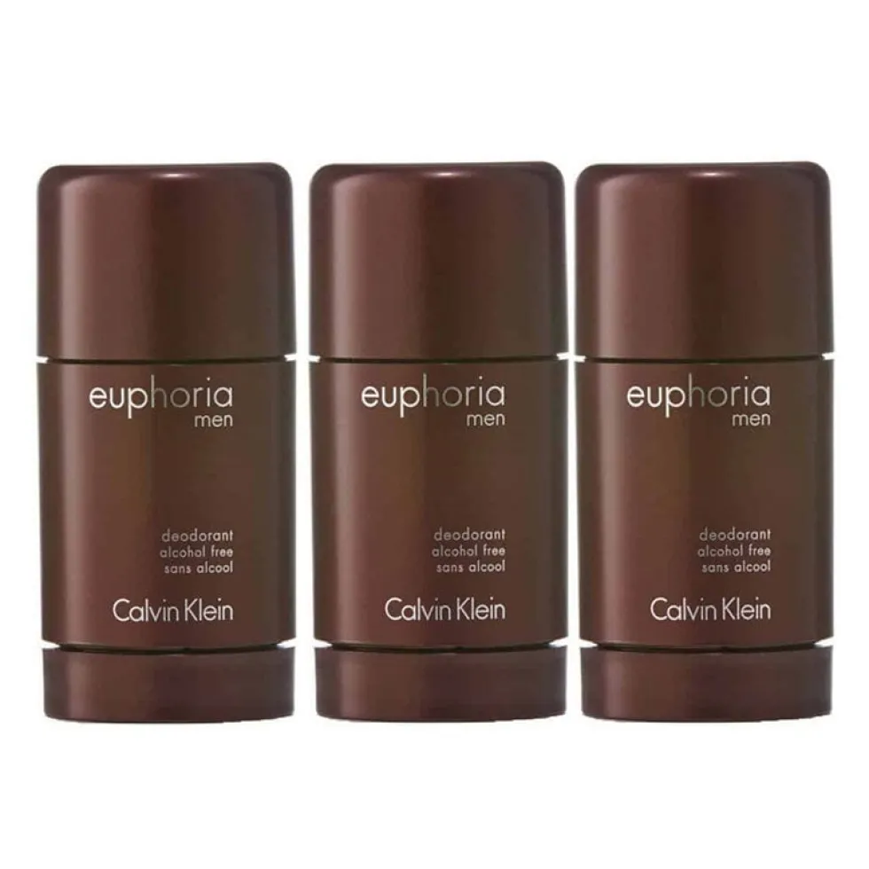 3-pack Calvin Klein Euphoria For Men Deostick 75ml