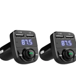 2-PackFM sändare X8 med bluetooth och handsfree