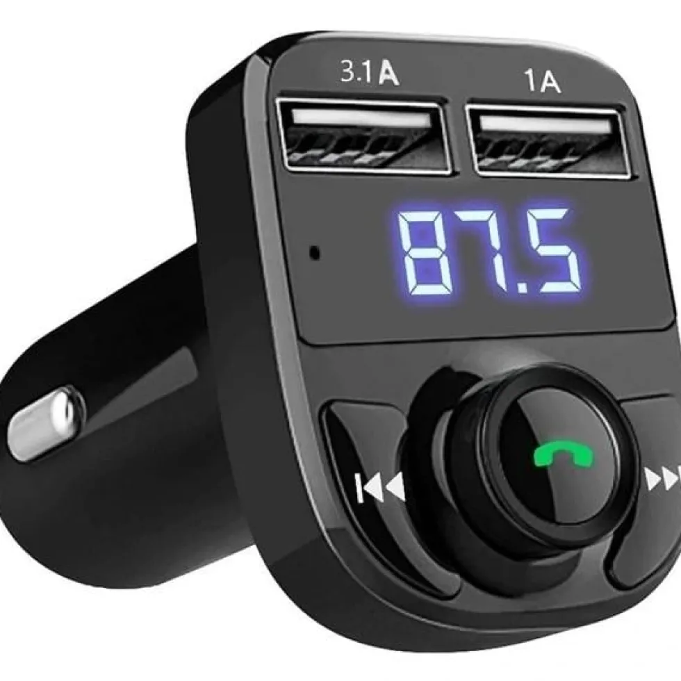 2-PackFM sändare X8 med bluetooth och handsfree