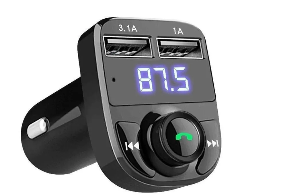 2-PackFM sändare X8 med bluetooth och handsfree