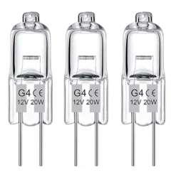 20-pack G4 halogenlampor 20W 12V - Varmvita