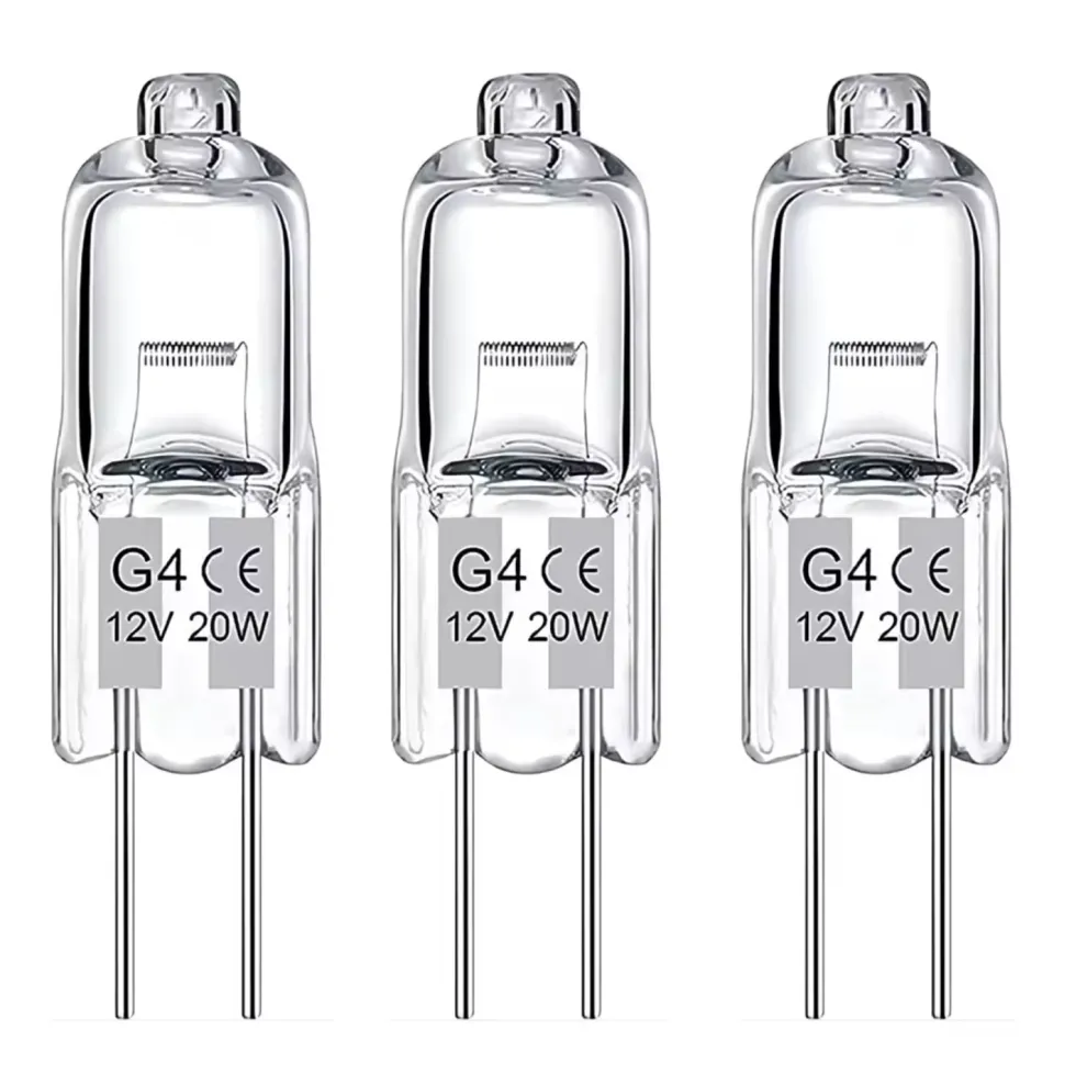 20-pack G4 halogenlampor 20W 12V - Varmvita