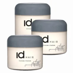 3-pack ID Hair Extreme Titanium Wax 90ml