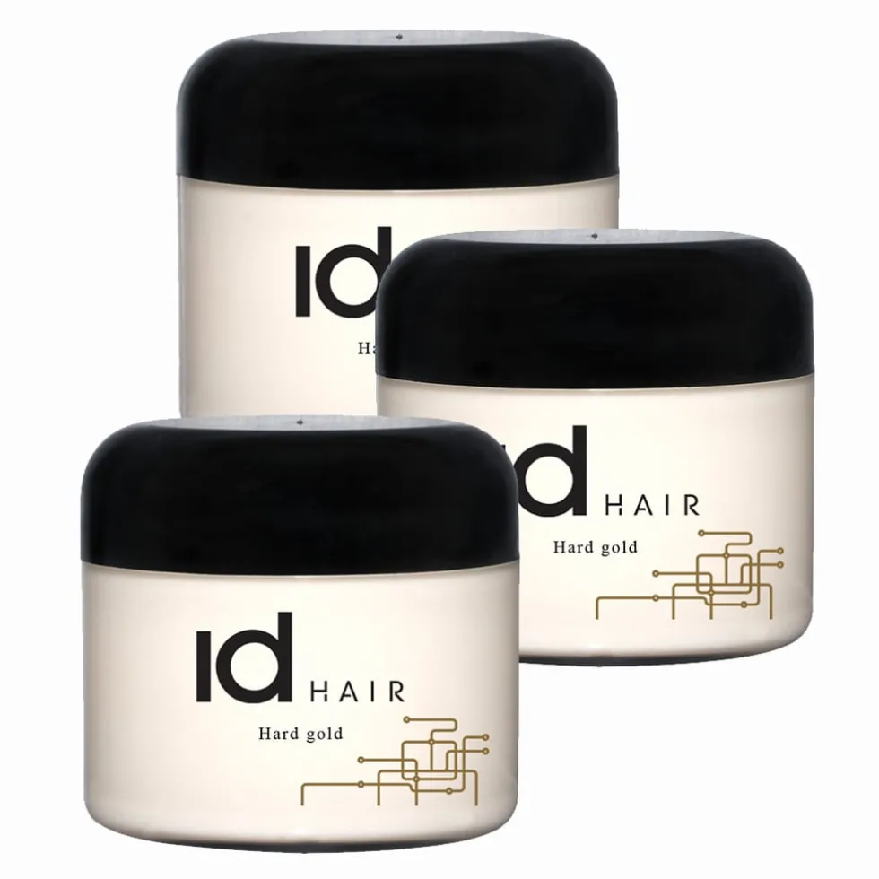 3-pack ID Hair Hard Gold Wax 100ml