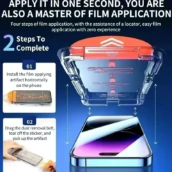 3-Pack iPhone 17 Pro Skärmskydd i Härdat Glas - Easy apply Automatisk Installation – Bubbelfritt & Precisionspassat