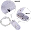 10-Pack 1m Mini LED Ljusslinga Batteridriven Kall Vit