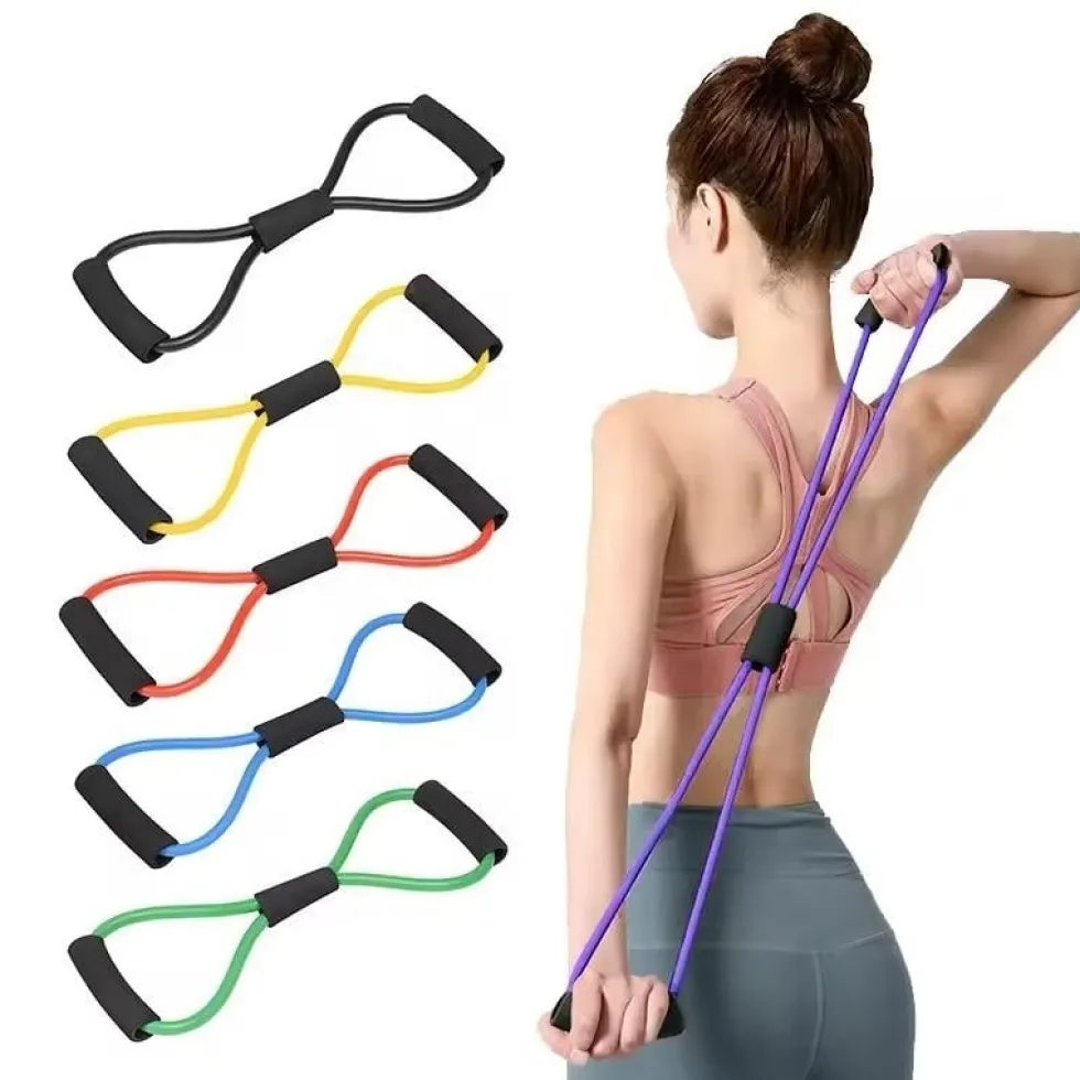 3-pack Motståndsband för Träning, Yoga och Rehabilitering