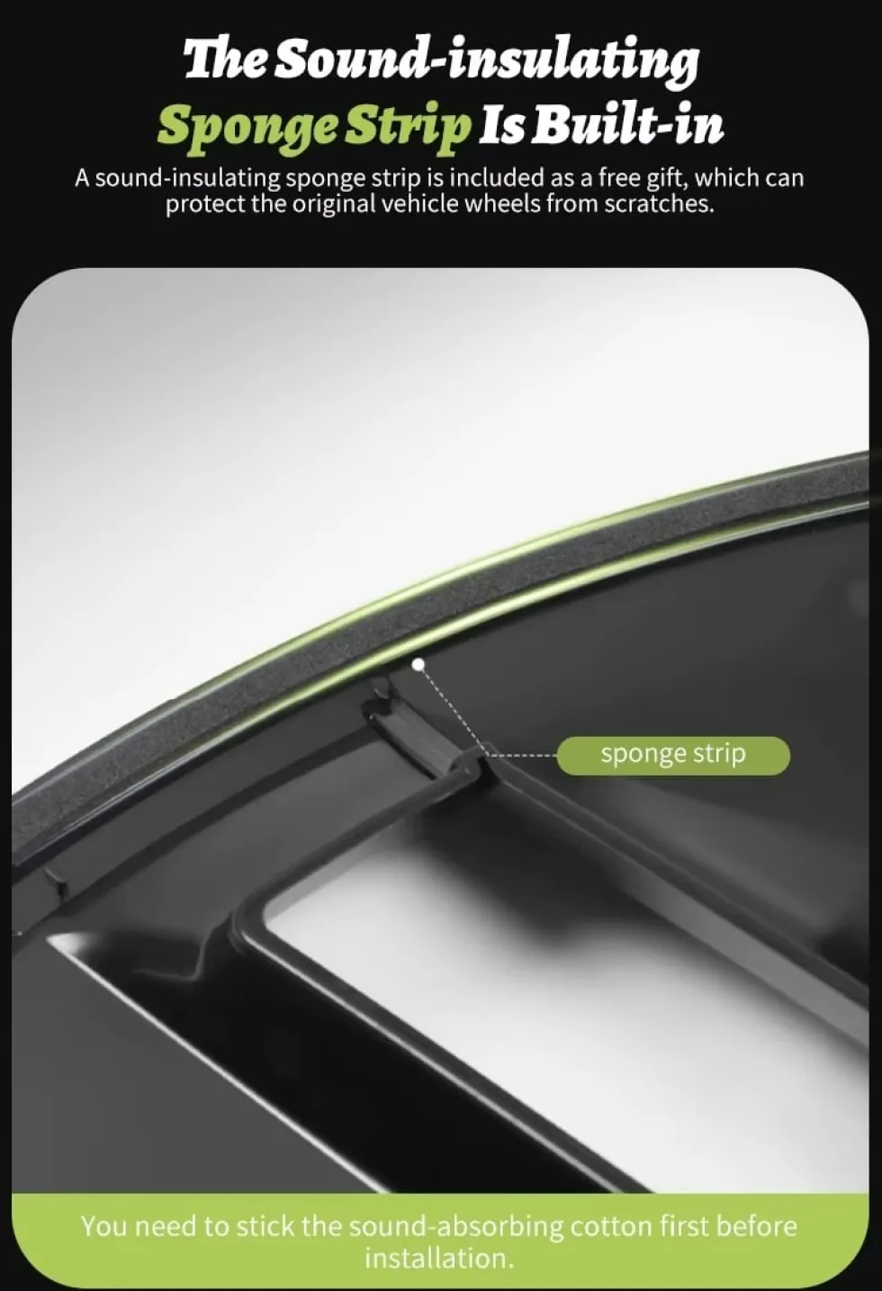 4-Pack Navkapslar Cyclone kompatibel med Tesla Model Y Hjulkåpor 19 Tum 2020–2024 – Cyclone Aero Wheel Covers Svart ABS