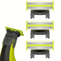 3-pack rakblad kompatibel med Philips Oneblade Ersättningsblad T blade