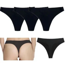 3-pack Seamless Invisible thong - Stringtrosor -