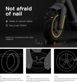 2-Pack - Segway G30 Däck - Punkteringsfria Honeycomb