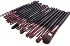 20-pack Sminkborstar - Roséguld