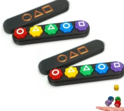 2Pack Squid Game 2 Koreanska Gong-gi Folkspel Set , Koreansk Traditionellt Spel