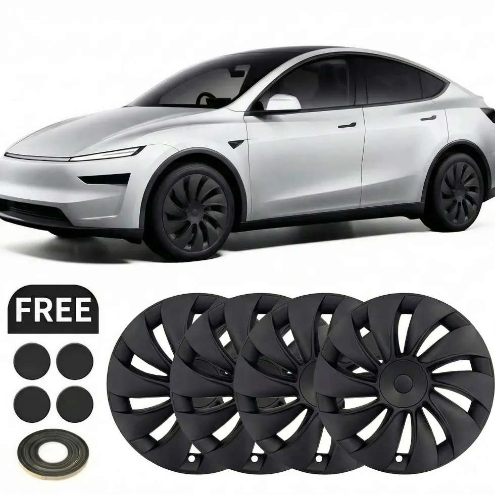 4-Pack Tesla Model Y Juniper 2025–2026 19" Navkapslar Fälgkåpor 4-Pack – Wheel Cover Hubcap