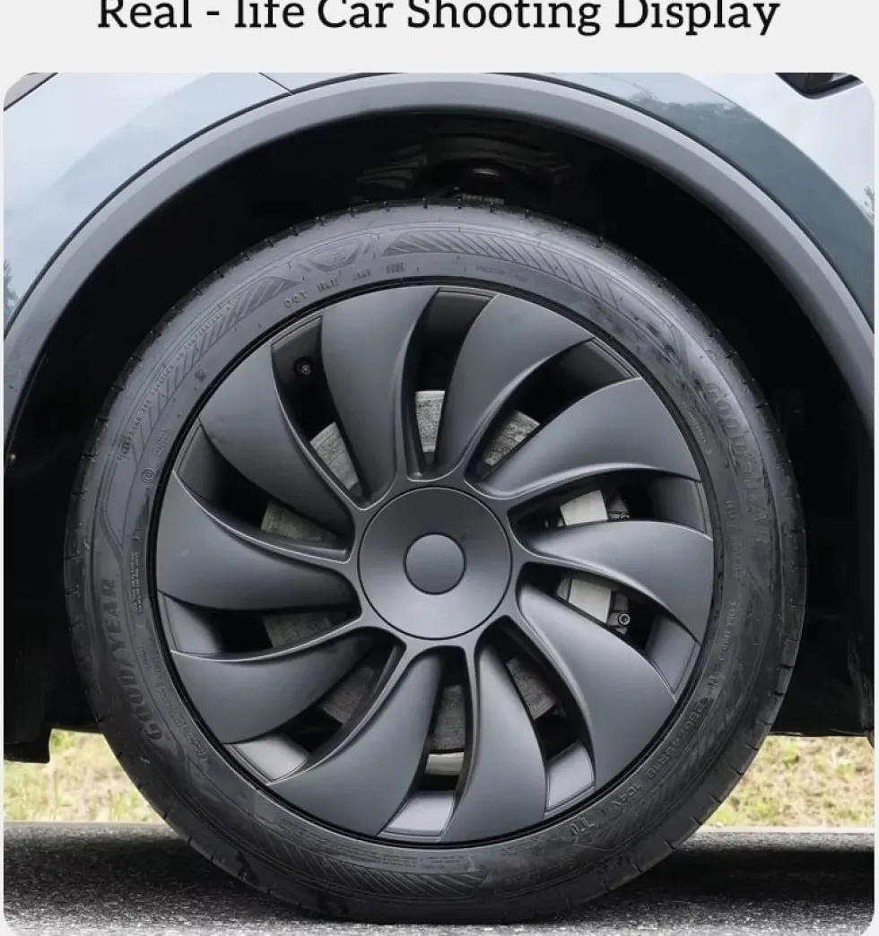 4-Pack Tesla Model Y Juniper 2025–2026 19" Navkapslar Fälgkåpor 4-Pack – Wheel Cover Hubcap
