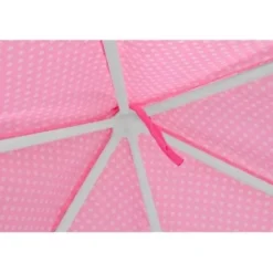 Palastält lektält barn rosa hexagon 6 ingångar för inom- och utomhus