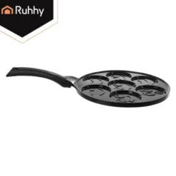 Pannkakspanna 7 hål 26,5 cm keramisk non-stick för induktion/gas/el
