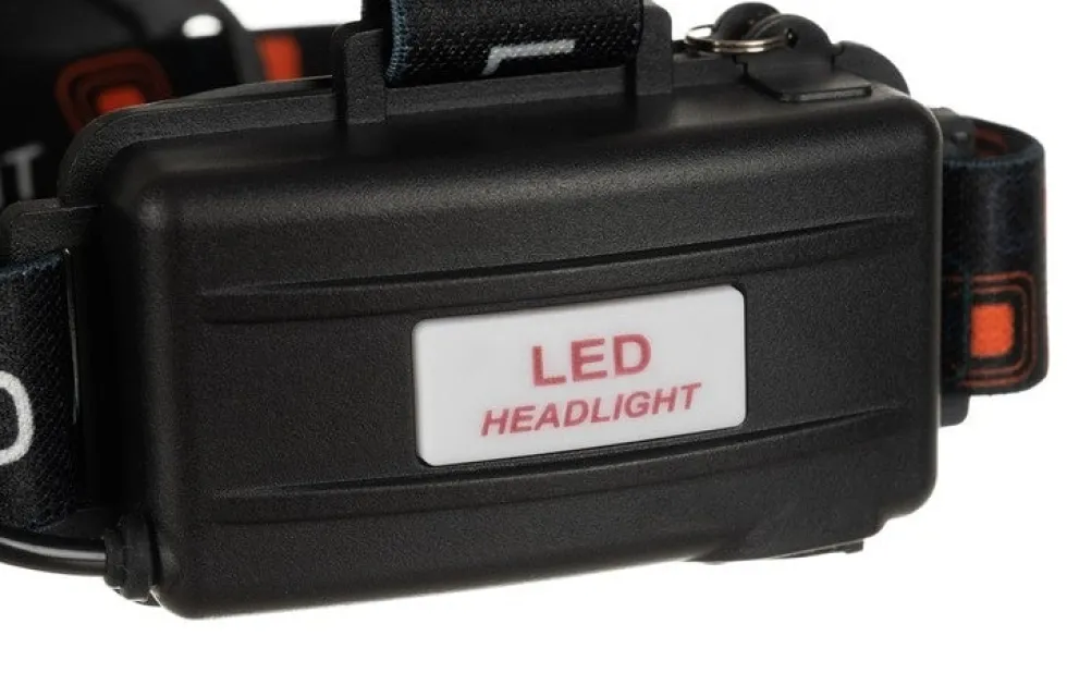 Pannlampa 5x Cree T6 LED 4 lägen 2x 6800mAh batteri med laddare