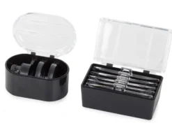 Pannlupp med LED 8 linser 1–20x svart/vit, 2 LED, universal