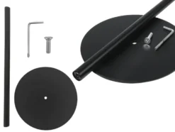 Pappershållare för hushållspapper svart metall 32 cm