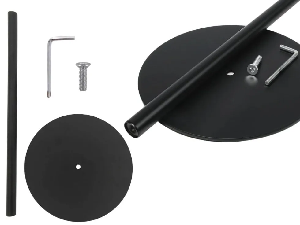 Pappershållare för hushållspapper svart metall 32 cm