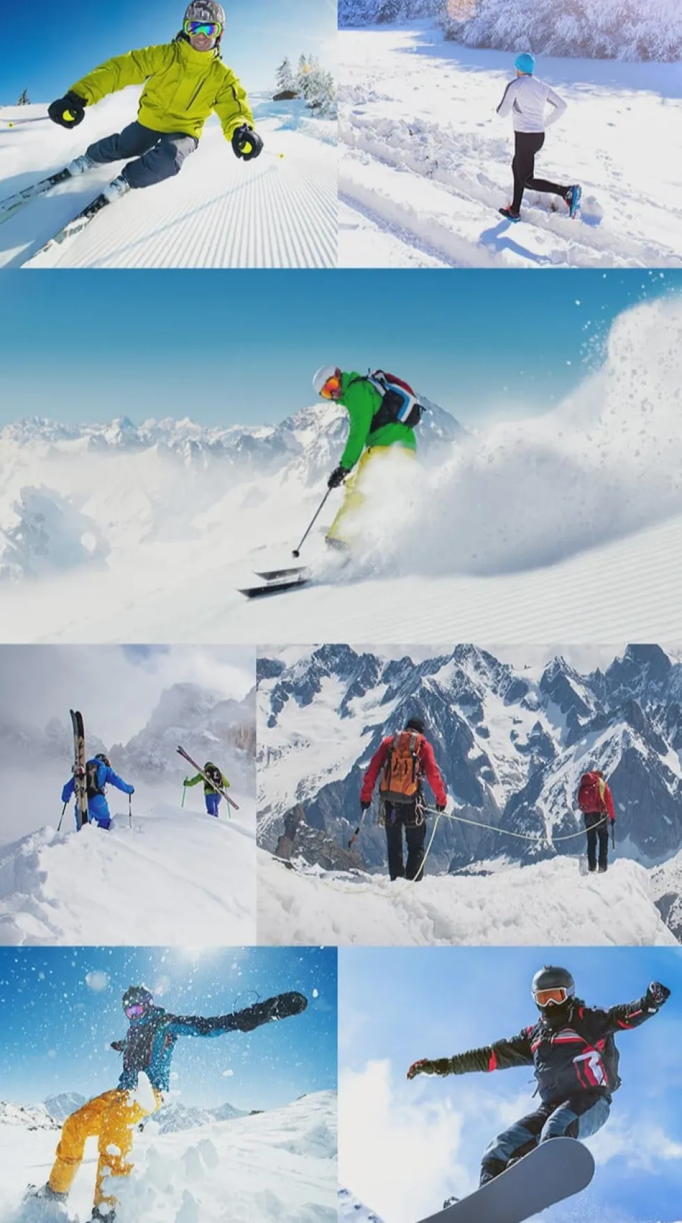 4 Paris Winter Merinoullsskidstrumpor för män och kvinnor, knähöga termiska vandrings- och snowboardstrumpor