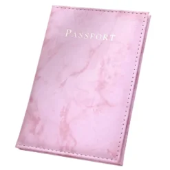 Passfodral Passhållare Rosa Marmor