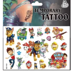 Paw patrol tatueringar - 4 ark - Barn tatueringar
