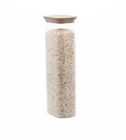 Pebbly - glasburk med lock, 3 storlekar
