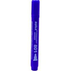 Permanent marker blå vattenfast 2,5–4,5 mm spets för plast/metal/glas