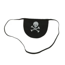 Piratkostym barn 3-8 år med ögonlapp och huvudduk polyester