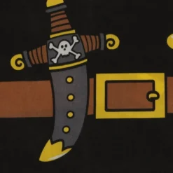 Piratkostym barn 3-8 år med ögonlapp och huvudduk polyester