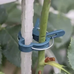 Plantklämmor för växtstöd 108-pack grön (54 små + 54 stora)