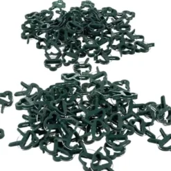 Plantklämmor för växtstöd 108-pack grön (54 små + 54 stora)