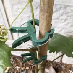 Plantklämmor för växtstöd 108-pack grön (54 små + 54 stora)