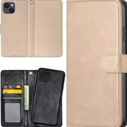 Plånboksfodral Beige för iPhone 13