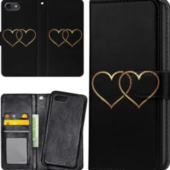 Plånboksfodral Double Hearts för iPhone 16e